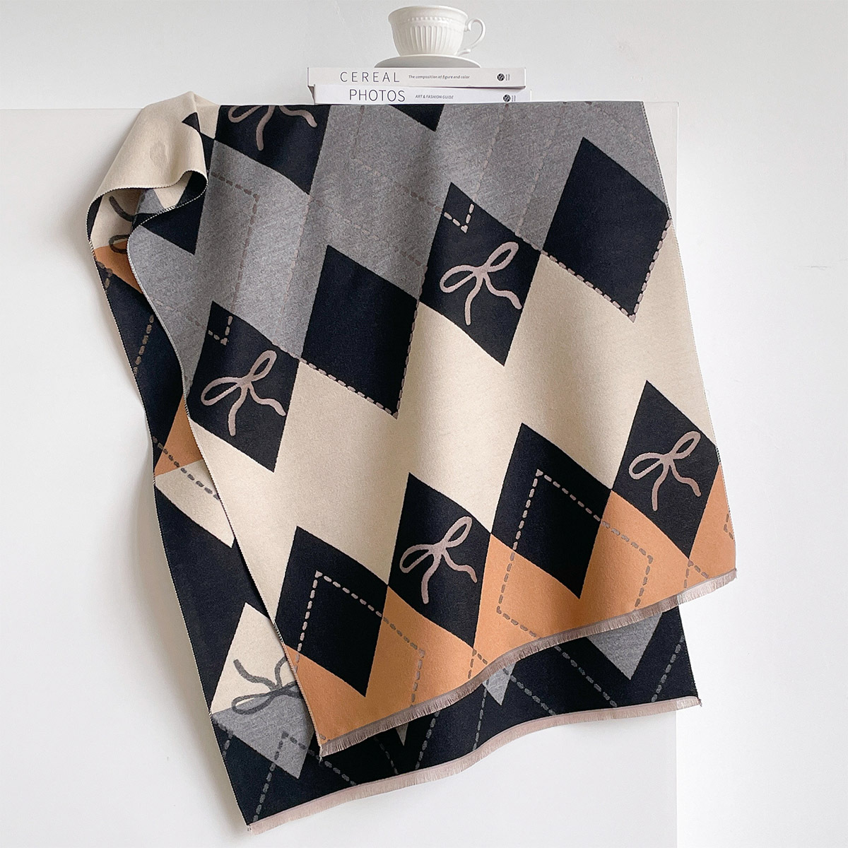 Damen-Schal aus Kaschmir-Imita – Pashmina Wrap Large Bewertung und Preis