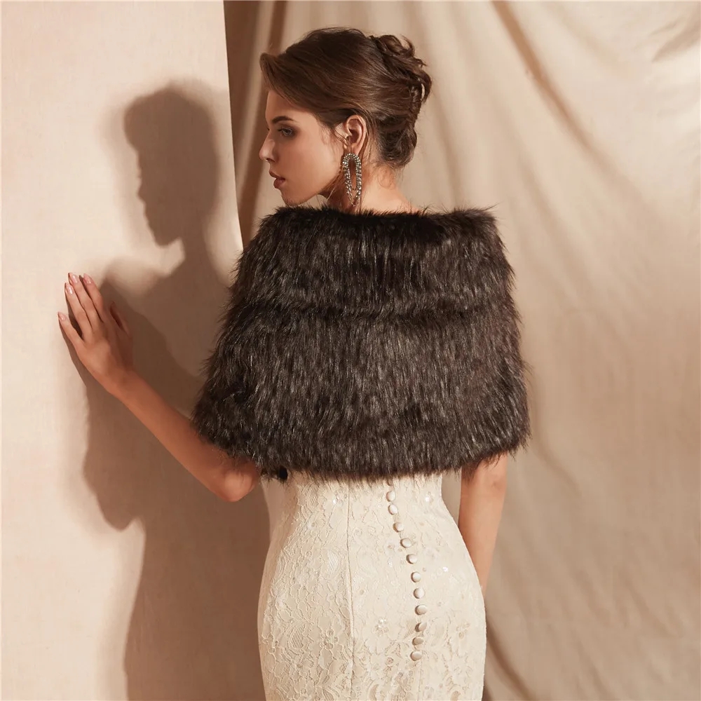 Eleganter Brautschal aus Kunst – Stole Wedding Shawl Bewertung und Preis