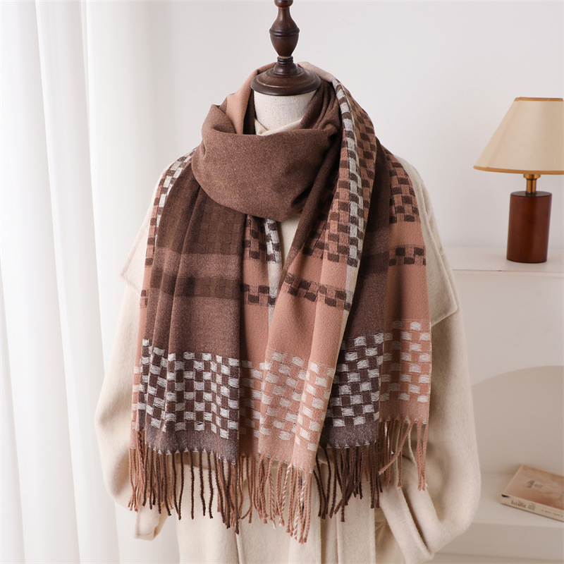 Luxusmarke Kaschmir Damen Kari – Woven Scarf Blanket Bewertung und Preis