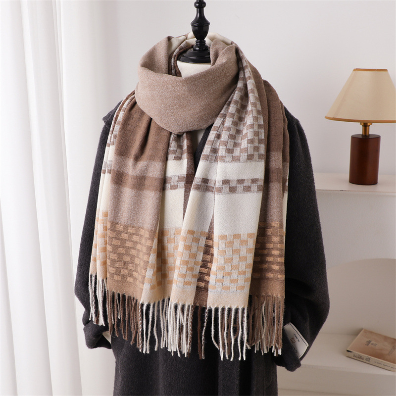 Luxusmarke Kaschmir Damen Kari – Woven Scarf Blanket Bewertung und Preis