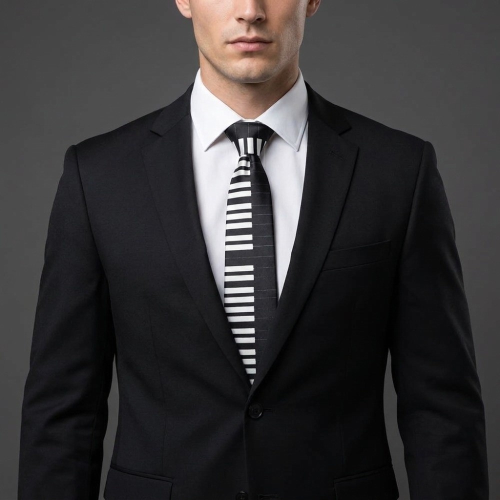 Einfache schmale Klavierkrawat – Skinny Tie Men Bewertung und Preis